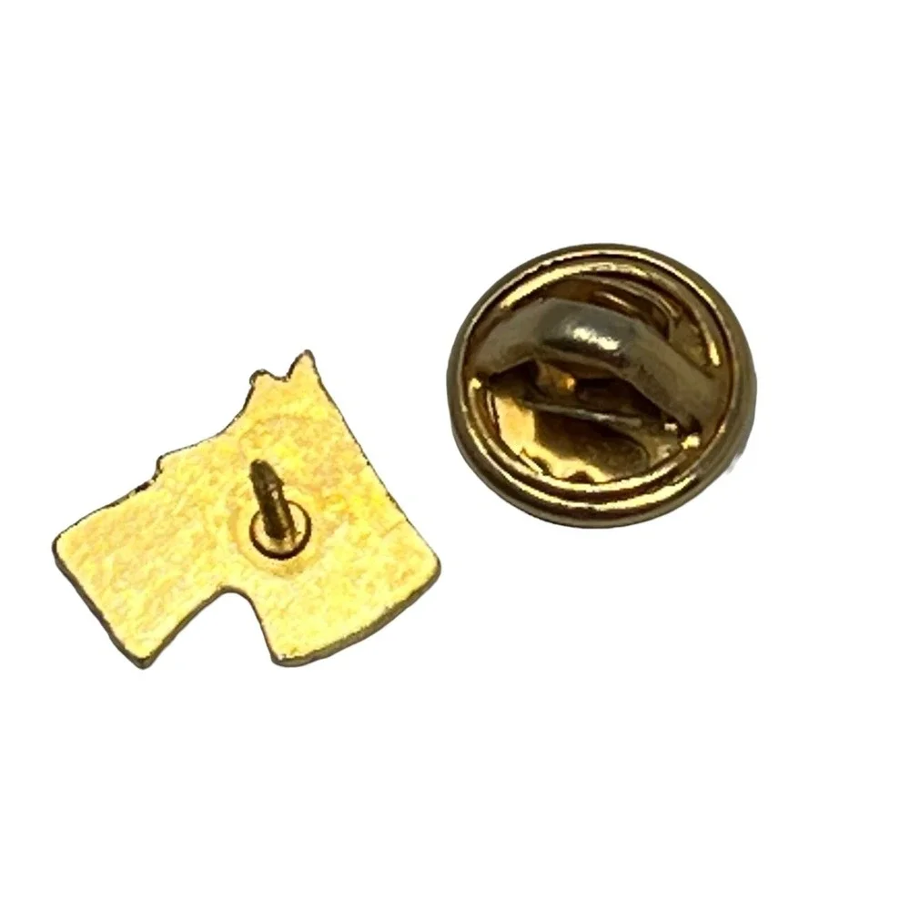 Vintage Schnauzer Tie Tack Gold‎ Tone Lapel Hat Dog Pin